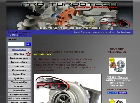 Una tienda de autopartes creada con RedTienda